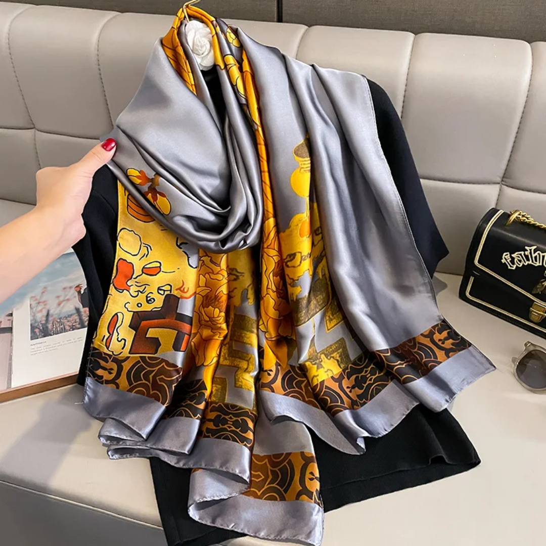 Luxurious Silk Scarves ( 90 by 180 cm )