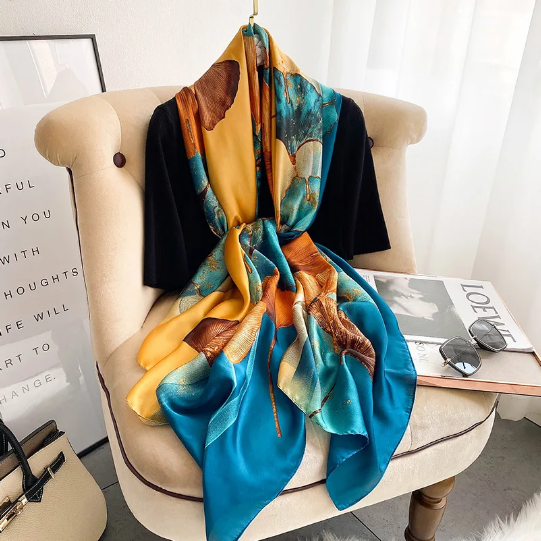 Luxurious Silk Scarves ( 90 by 180 cm )
