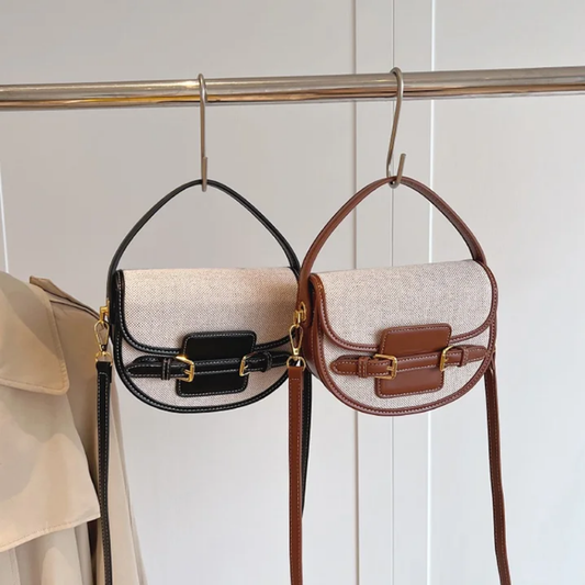 Canvas Mini Saddle Bag