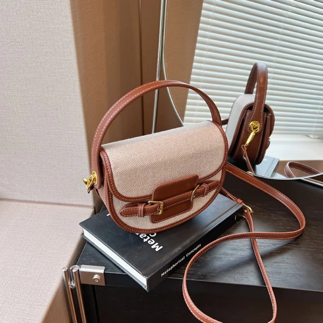 Canvas Mini Saddle Bag