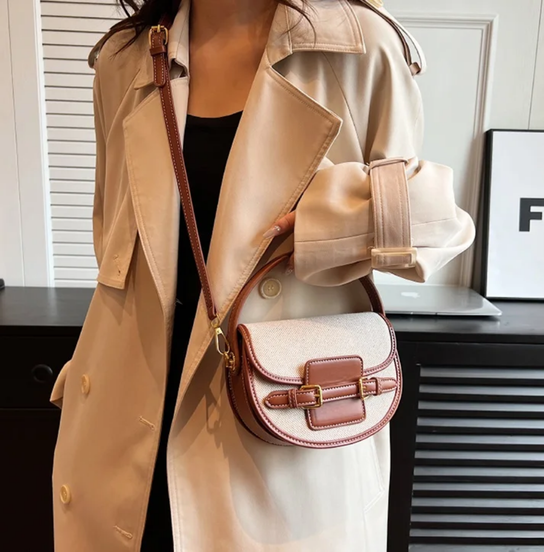 Canvas Mini Saddle Bag