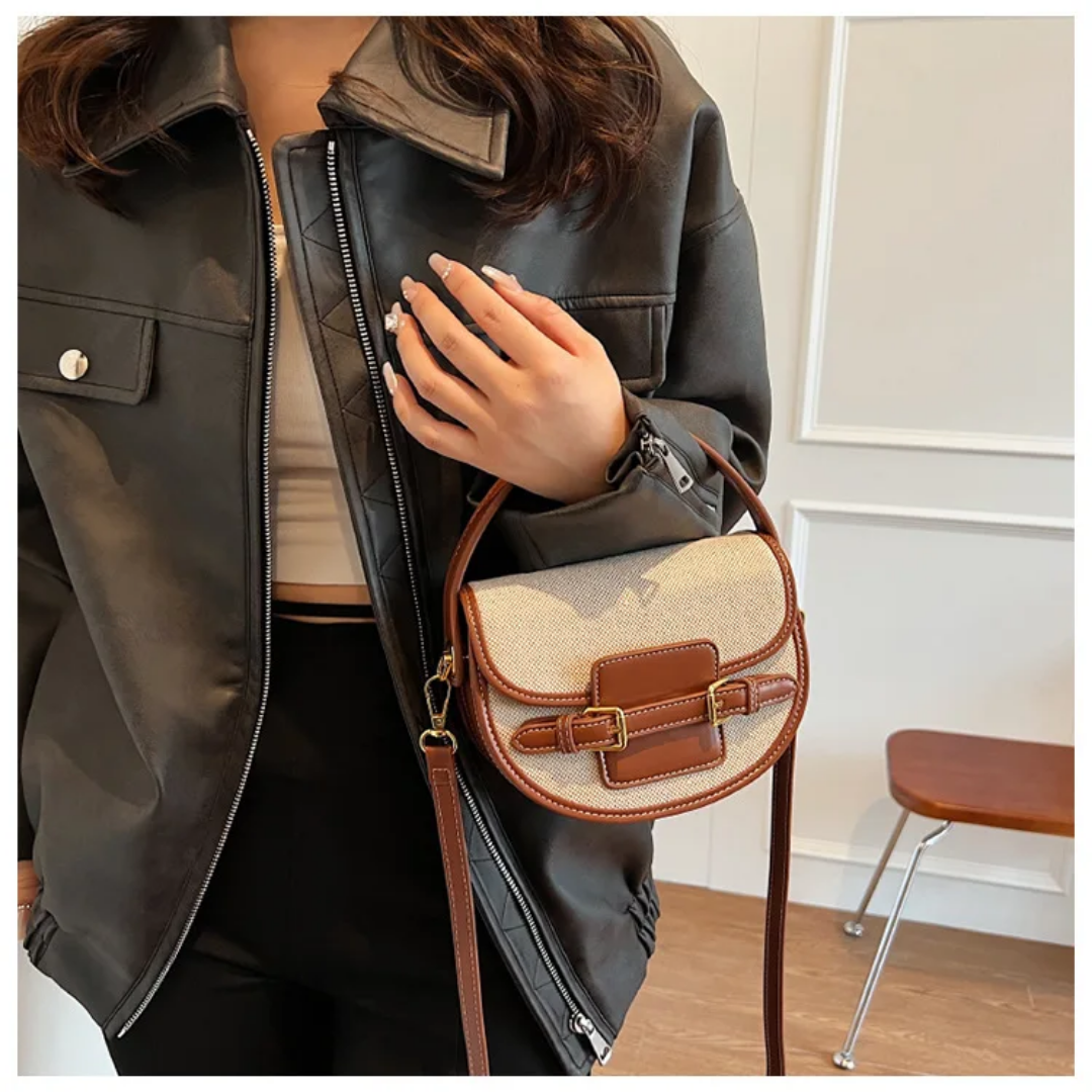 Canvas Mini Saddle Bag