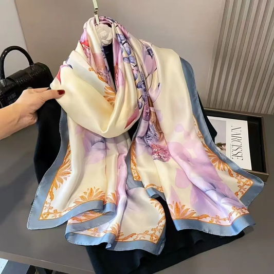 Luxurious Silk Scarves ( 90 by 180 cm )