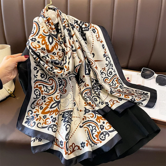 Luxurious Silk Scarves ( 90 by 180 cm )