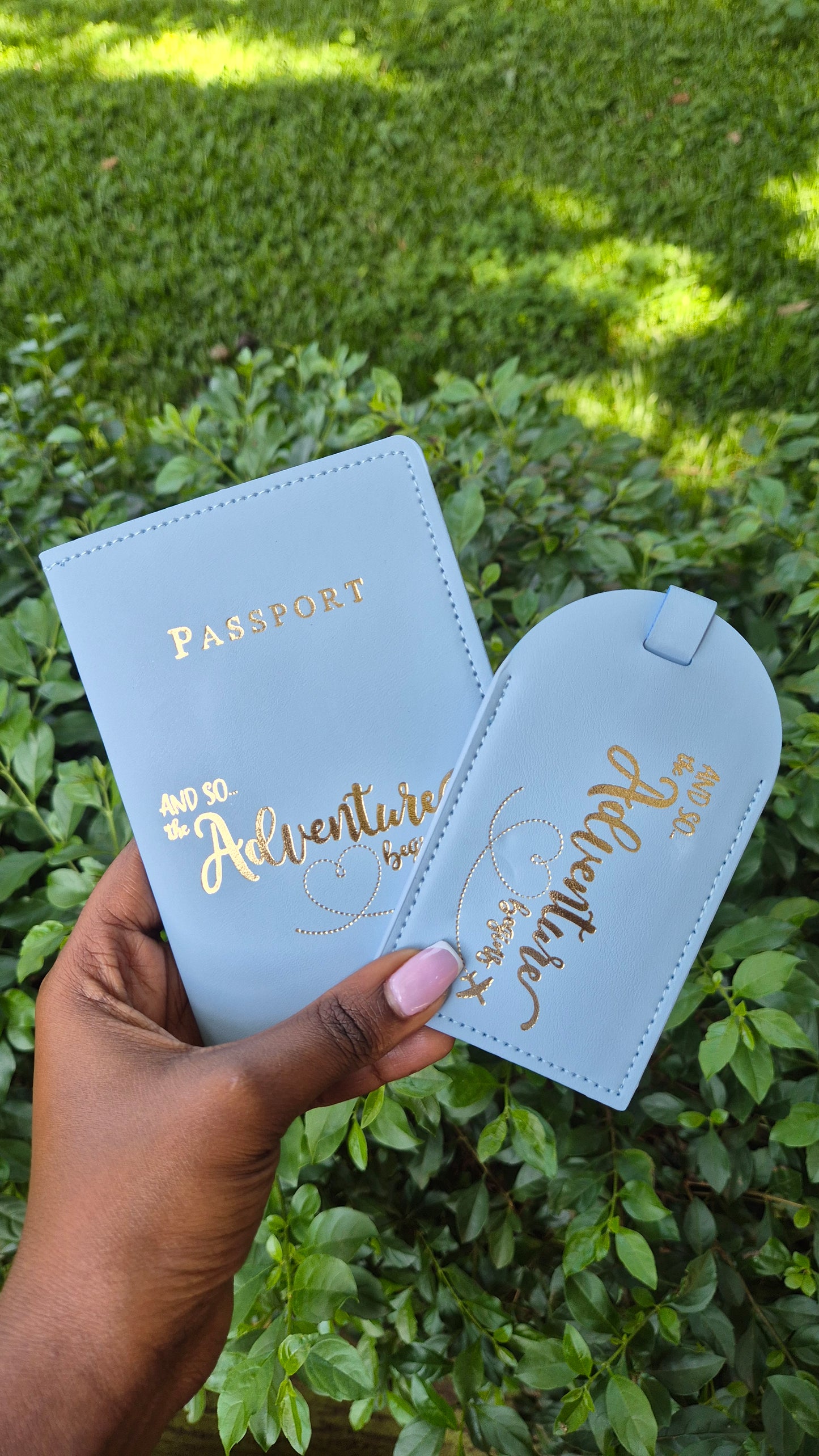 Passport covers & Matching Luggage tags