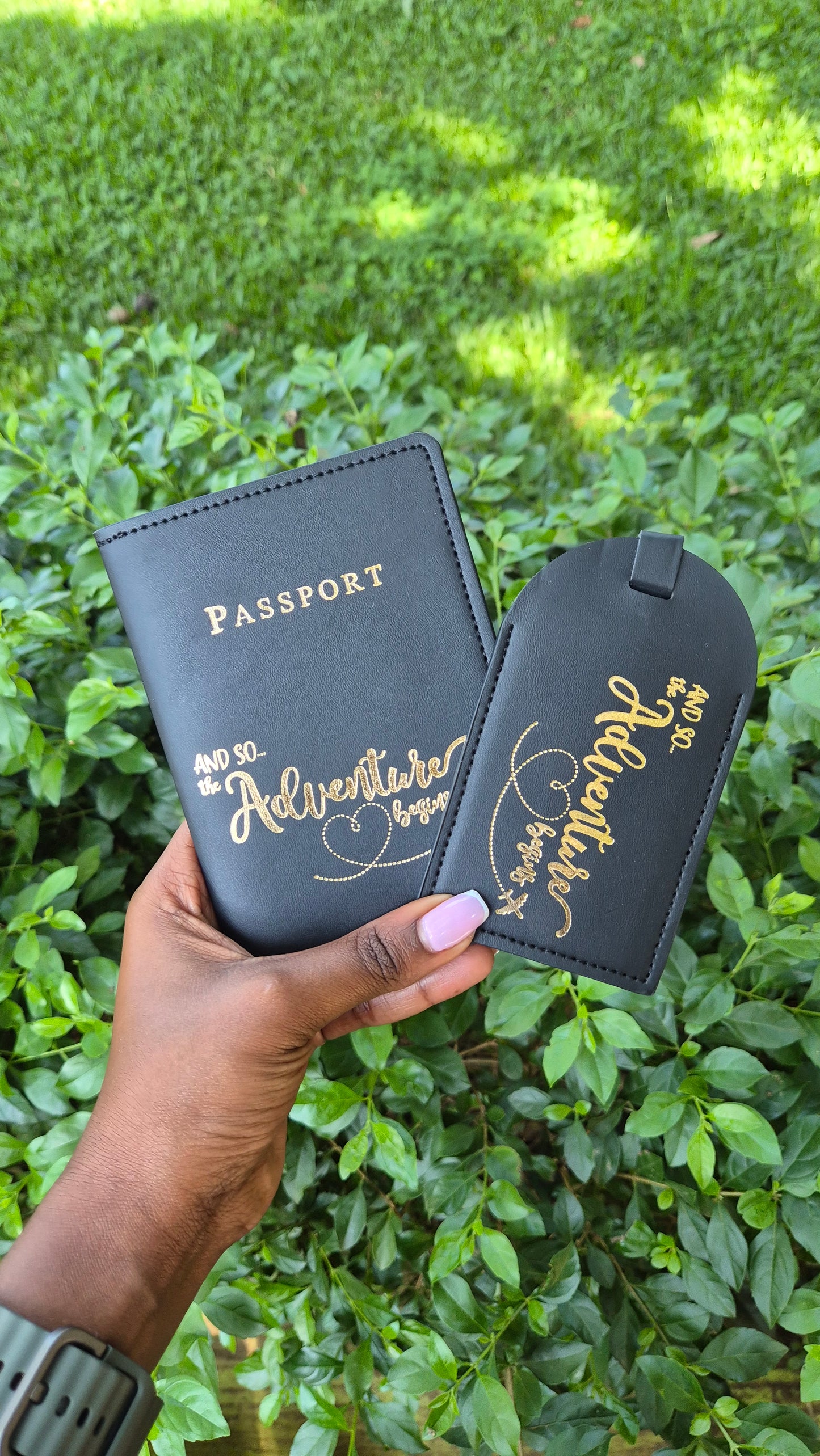 Passport covers & Matching Luggage tags