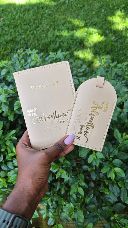 Passport covers & Matching Luggage tags