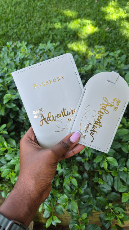 Passport covers & Matching Luggage tags