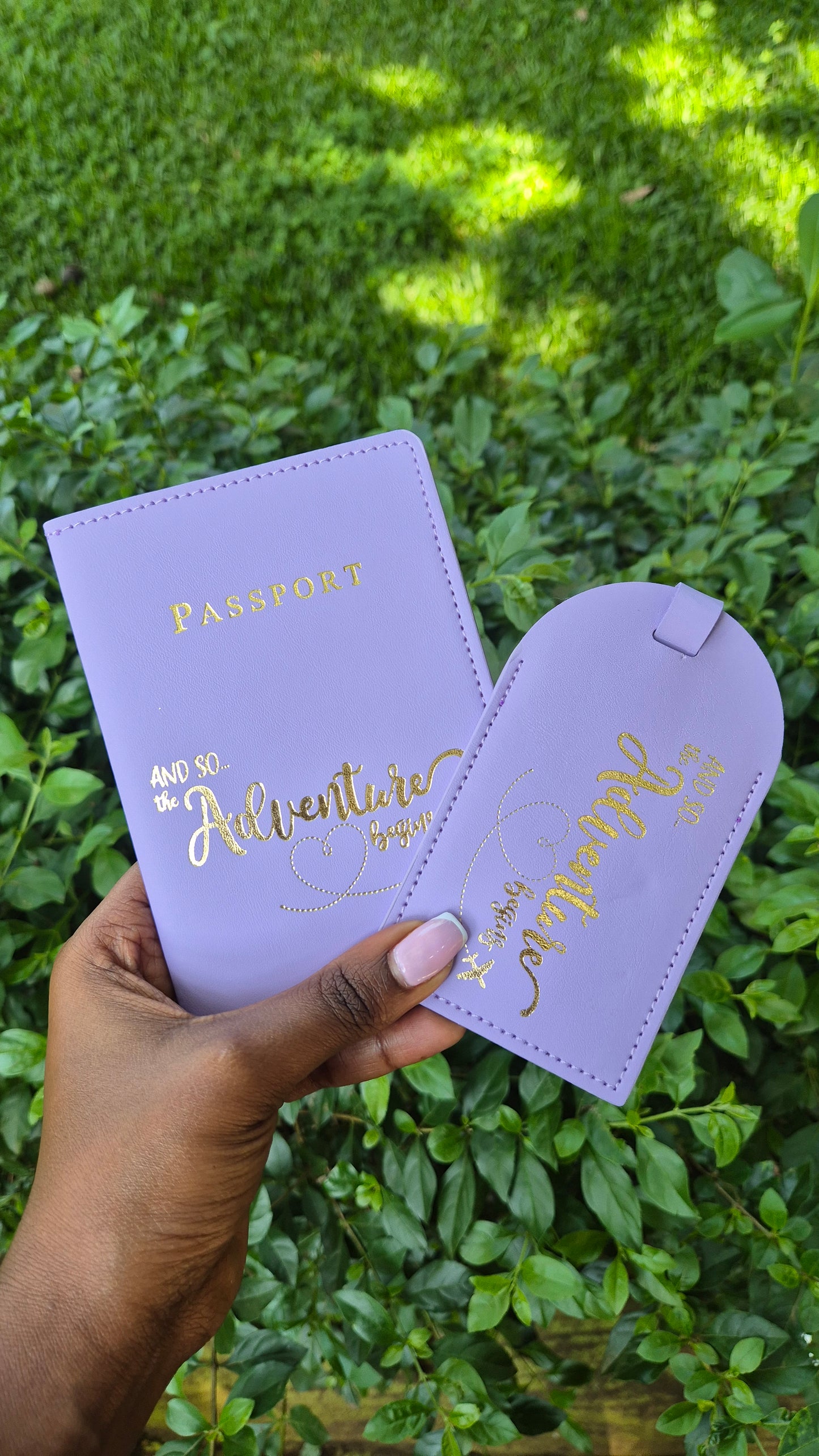 Passport covers & Matching Luggage tags