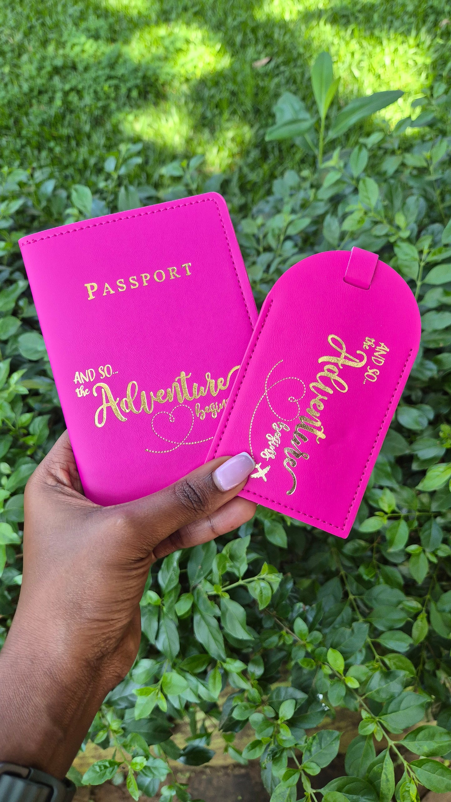 Passport covers & Matching Luggage tags