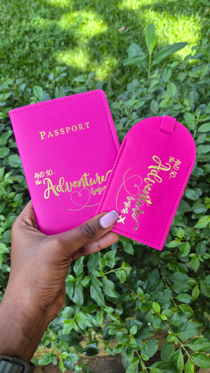 Passport covers & Matching Luggage tags