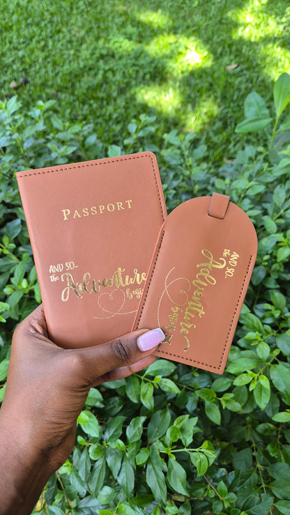 Passport covers & Matching Luggage tags