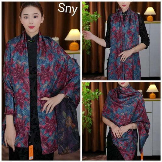 Luxurious Silk Scarves ( 90 by 180 cm )