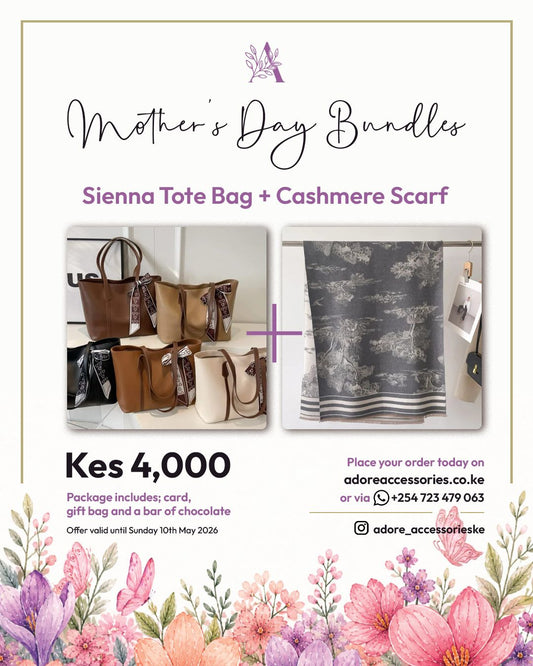 Sienna Tote × Cashmere Scarf
