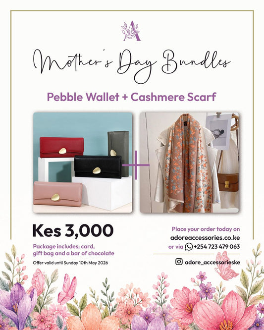 Pebble Wallet x Cashmere Scarf
